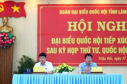 Tổ Đại biểu Quốc hội tỉnh Lâm Đồng tiếp xúc với cử tri huyện Đạ Tẻh