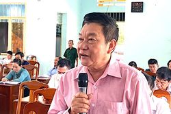 Đại biểu HĐND tỉnh, huyện Đạ Huoai tiếp xúc cử tri tại xã Hà Lâm