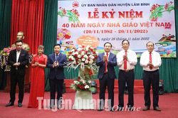 Huyện Lâm Bình tổ chức kỷ niệm 40 năm ngày Nhà giáo Việt Nam