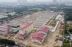 Toàn cảnh nhà máy xử lý nước thải lớn nhất miền Bắc đang chậm tiến độ
