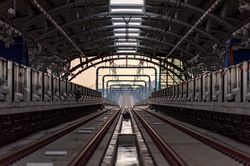 Diện mạo ga Khu công nghệ cao của tuyến metro số 1 sắp hoàn thành