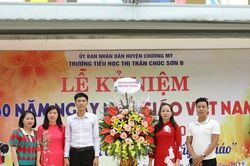 Tưng bừng hội chợ quê tại Trường Tiểu học Chúc Sơn B