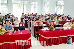 64 hội viên nông dân nghèo được đào tạo nghề nuôi trồng thủy sản