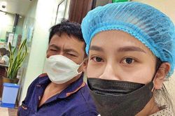 Ông bố ở Thanh Hóa một mình đưa con gái đi sinh