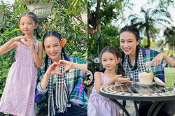 'Bà mẹ nhí' Angela Phương Trinh khoe con nuôi cực đáng yêu