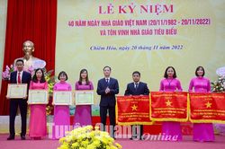 Chiêm Hóa tôn vinh nhà giáo tiêu biểu