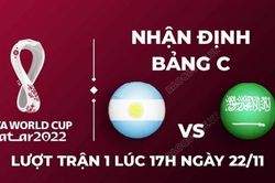 Nhận định trận đấu giữa Argentina vs Saudi Arabia, 17h00 ngày 22/11 - trực tiếp World Cup 2022