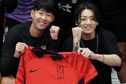 Jung Kook (BTS) gặp Son Heung-min và đội tuyển Hàn Quốc