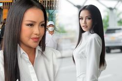 Ngọc Châu tự tin trả lời phỏng vấn bằng tiếng Anh tại sân bay: Năm nay không thắng thì năm nào nữa?