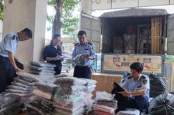 Quảng Bình thu giữ hơn 1.500 sản phẩm quần áo trẻ em giả mạo nhãn hiệu lớn