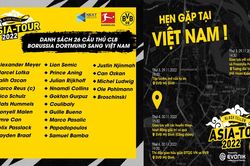 Marco Reus, Mats Hummels đến Việt Nam từ ngày 28/11