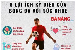 8 lợi ích kỳ diệu của bóng đá với sức khỏe