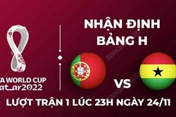 Nhận định trận đấu giữa Bồ Đào Nha vs Ghana, 23h00 ngày 24/11 - lịch thi đấu World Cup 2022