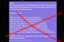 Hà Nội bác tin đồn thành lập tổ công tác chuyên đề 212