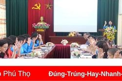 Bầu Ủy ban kiểm tra Hội Liên hiệp phụ nữ tỉnh khóa I