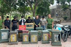 Triệt xóa ổ nhóm chuyên trộm két sắt tại các địa điểm tâm linh