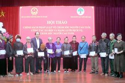Hội thảo chính sách pháp luật về chăm sóc người cao tuổi