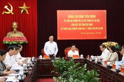Hà Nội làm việc với Bắc Ninh về dự án Vành đai 4 - Vùng Thủ đô
