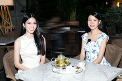 Thúy Vân truyền 'bí kíp' thi Miss International 2022 cho Á hậu Phương Anh