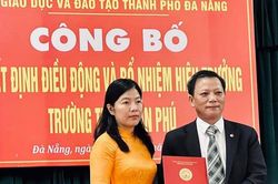 Trường THPT Trần Phú có hiệu trưởng mới