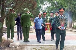 Tuần Giáo tổ chức truy điệu và an táng 4 hài cốt liệt sĩ