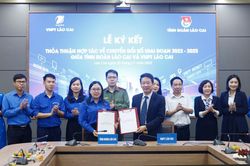 Tỉnh đoàn và VNPT Lào Cai ký kết thỏa thuận hợp tác về chuyển đổi số giai đoạn 2022 - 2025