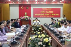 Hội nghị báo cáo viên tháng 11/2022