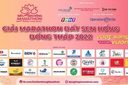 Giải Marathon Đất Sen Hồng Đồng Tháp 2022 thu hút hơn 3 nghìn VĐV