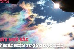 Tại sao lại có mây ngũ sắc trên bầu trời?