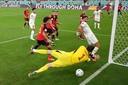 Bỉ thua đau với tỷ số 0-2 trước Morocco