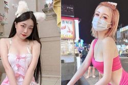 Hai hot girl Trung Quốc nổi tiếng vì tạo dáng quá táo bạo