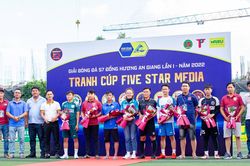 Sôi nổi giải bóng đá 7 người An Giang 2022
