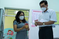 Lãnh đạo Sở GD&ĐT Cần Thơ kiểm tra vệ sinh an toàn thực phẩm tại trường học