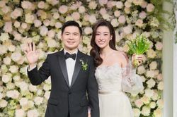 Rộ tin Đỗ Mỹ Linh mang thai con đầu lòng với ông xã sau hai tháng kết hôn