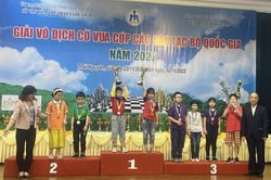 Đoàn Lào Cai đoạt 14 huy chương tại Giải vô địch Cờ vua Cúp các câu lạc bộ quốc gia