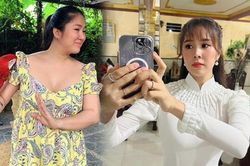 Từng nặng 80kg, Lê Phương giờ mặc vừa áo dài của thí sinh Hoa hậu Việt Nam
