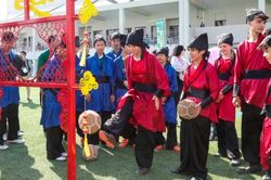 Cuju - môn đá bóng cổ xưa của Trung Quốc