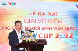 Ra mắt giải bóng đá 7 người sinh viên QG VNPAY Cup 2022