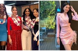 Á hậu Phương Anh rạng rỡ bên dàn thí sinh Miss International 2022