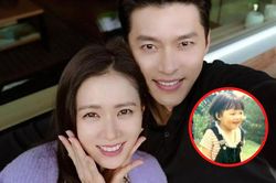 Hyun Bin 'đẹp từ trong trứng nước', con trai sẽ có khí chất ngút trời như cha?