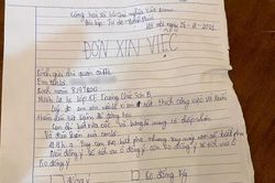 Bé lớp 5 viết đơn xin việc khiến netizen 'tan chảy': 'Con chỉ biết rửa cốc, bưng bê mong cô chấp nhận'