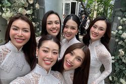 Đi bê tráp cùng hội 'chị chị em em', Minh Tú bị netizen trêu đùa: 'Rồi khi nào lấy chồng?'