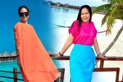 Mẹ Ninh Dương Lan Ngọc U60 vẫn phối đồ rực rỡ như thể thanh niên