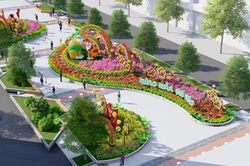 Đường hoa Nguyễn Huệ 2023: 'TPHCM – Xuân an vui, xuân thịnh vượng'