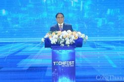 Thủ tướng Chính phủ Phạm Minh Chính dự chương trình Dấu ấn Techfest Vietnam 2022