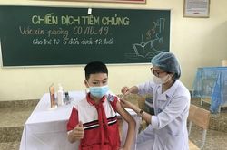 Tỷ lệ tiêm vắc-xin Covid-19 mũi 2 cho trẻ từ 5 đến dưới 12 tuổi đạt hơn 69%