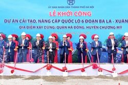 Hà Nội khởi công dự án giao thông hơn 8.100 tỷ đồng