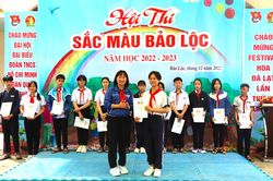 Sôi nổi Hội thi vẽ tranh sắc màu Bảo Lộc