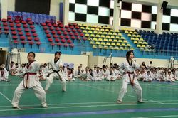 150 võ sinh Taekwondo thi thăng đẳng Quốc gia