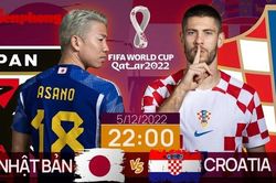 World Cup 2022: Tương quan trước trận Nhật Bản - Croatia, 22 giờ 5/12